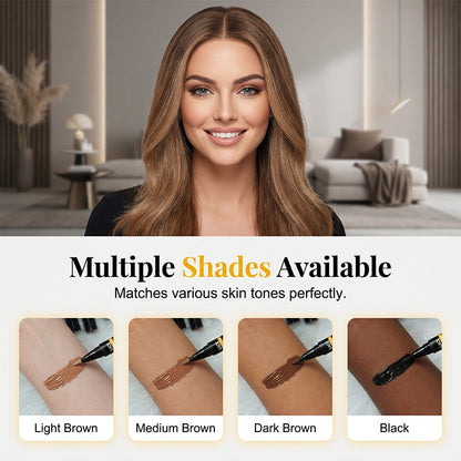 ✨ Lace Tint Kopfhaut-Farbstift – Sofortiger Lace-Knoten-Schmelzstift, schweißresistente Perücken-Haaransatz-Färbung, natürlicher Kopfhaut-Look für Lace-Front-Perücken
