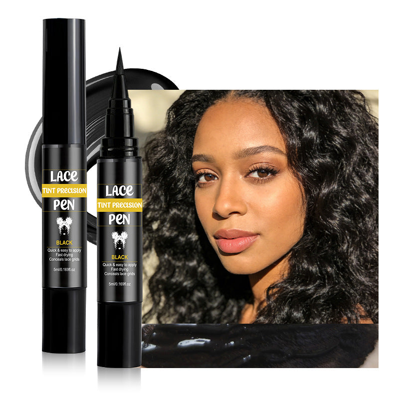 ✨ Lace Tint Kopfhaut-Farbstift – Sofortiger Lace-Knoten-Schmelzstift, schweißresistente Perücken-Haaransatz-Färbung, natürlicher Kopfhaut-Look für Lace-Front-Perücken