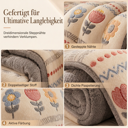 🔥💖Über 38.000 verkauft!❄️🛌Doppelseitige Sherpa-Kuscheldecke – Extra dick, flauschig weich & perfekt für kalte Nächte☁️✨