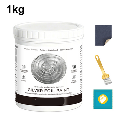 Wasserbasierter Premium-Silber-Metallic-Lack