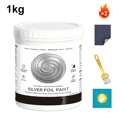 Wasserbasierter Premium-Silber-Metallic-Lack