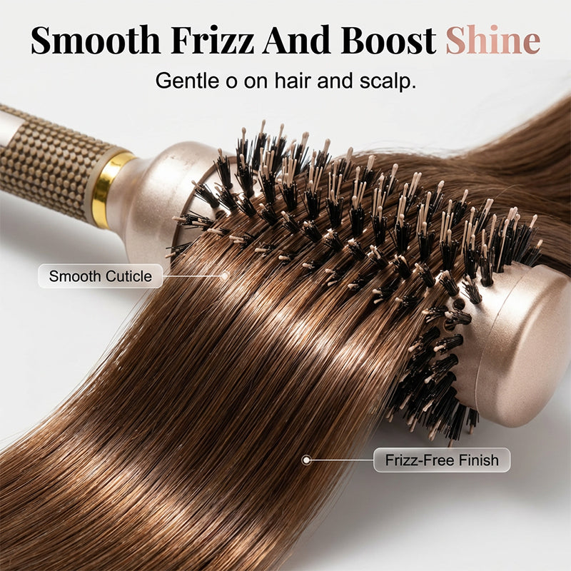 🔥 Professionelle Volumen-Rundhaarbürste – Perfektes Styling wie vom Friseur!