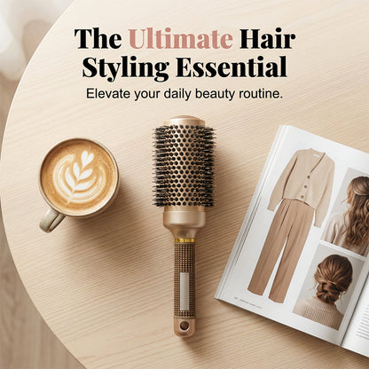 🔥 Professionelle Volumen-Rundhaarbürste – Perfektes Styling wie vom Friseur!