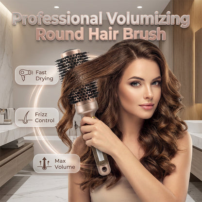 🔥 Professionelle Volumen-Rundhaarbürste – Perfektes Styling wie vom Friseur!