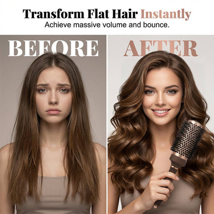 🔥 Professionelle Volumen-Rundhaarbürste – Perfektes Styling wie vom Friseur!