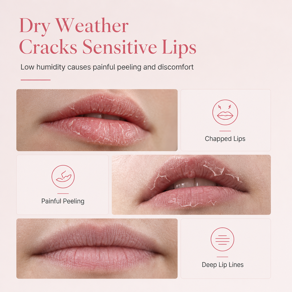 Feuchtigkeitsspendende Lippenessenz– Feuchtigkeitspflege für weiche und geschmeidige Lippen