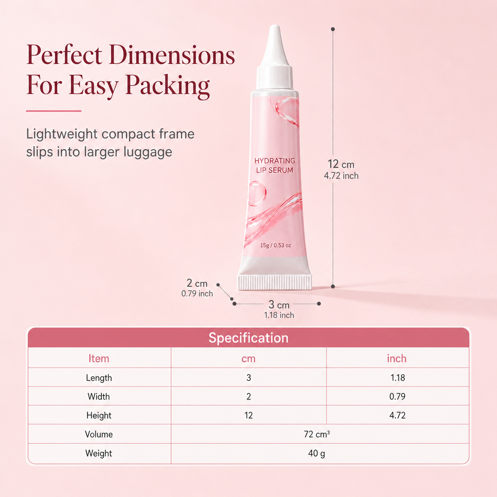 Feuchtigkeitsspendende Lippenessenz– Feuchtigkeitspflege für weiche und geschmeidige Lippen