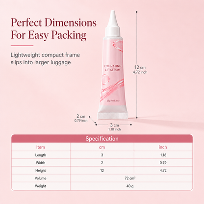 Feuchtigkeitsspendende Lippenessenz– Feuchtigkeitspflege für weiche und geschmeidige Lippen