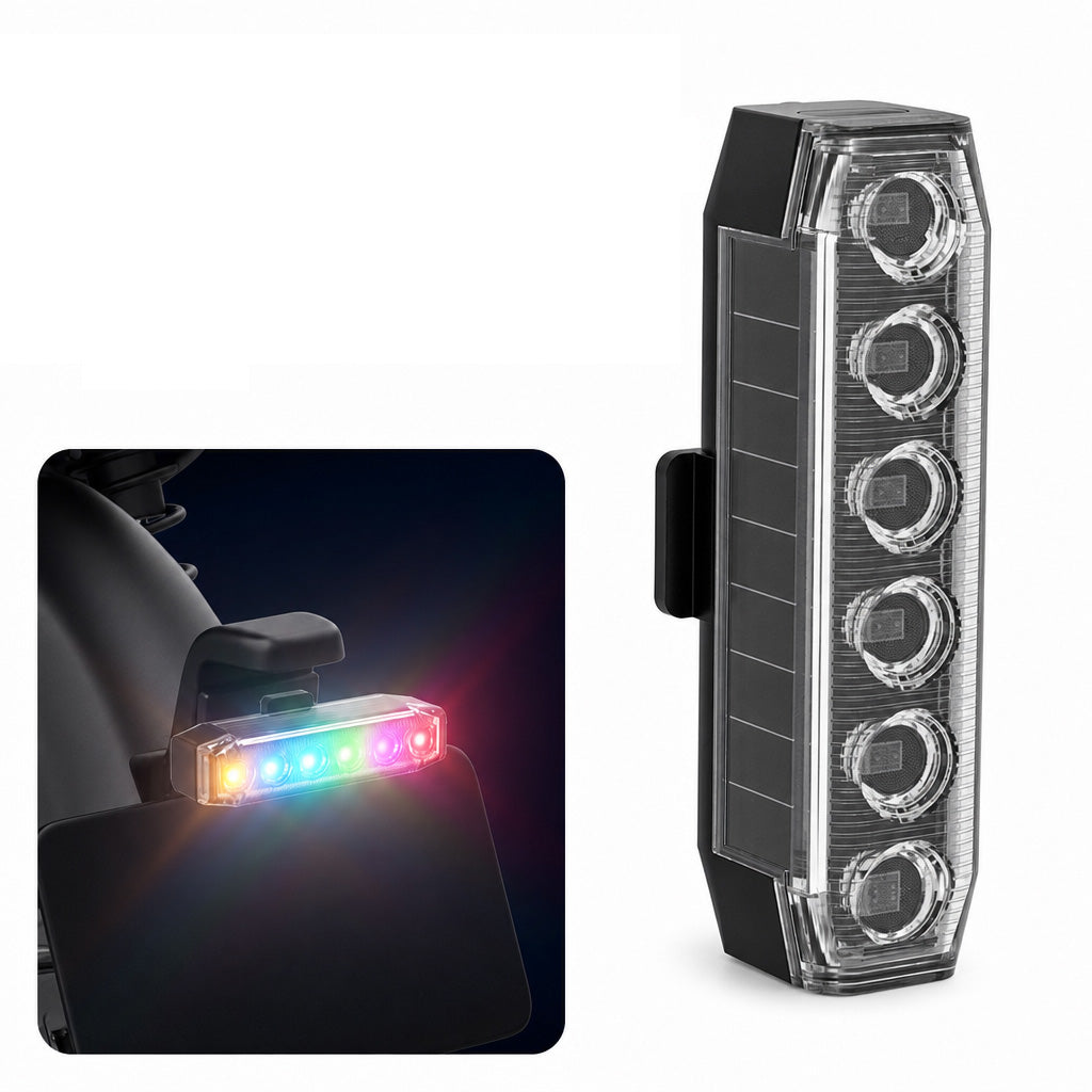 Universelles Solar-LED-Warnlicht für Autos und Motorräder