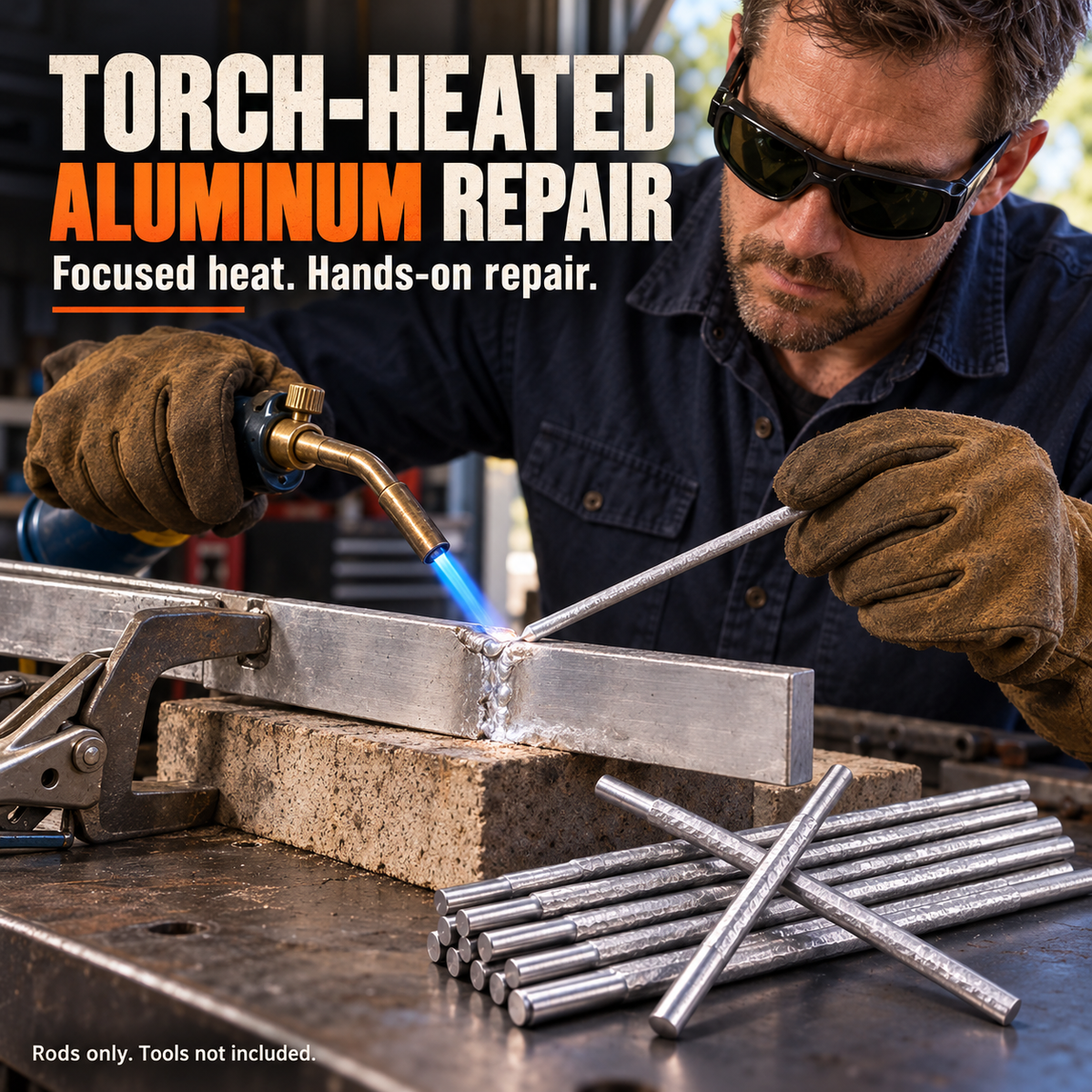 Niedrigtemperatur-Aluminium-Reparaturstäbe für Heimwerker-Schweißarbeiten