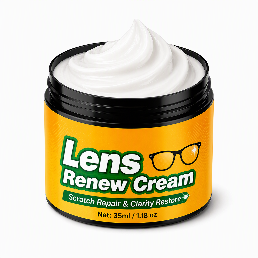 Linsenkratzreparaturcreme-Set mit Schwamm für Brillen, Schutzbrillen, Gesichtsschilde und Helmvisiere