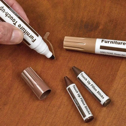 🌸Herbstschlussverkauf💕Je mehr Sie kaufen, desto höher ist der Rabatt💕Reparaturmarker-Set für Holzmöbel
