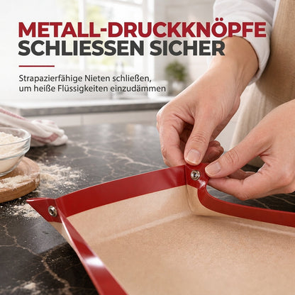 Antihaft-Silikon-Backmatte hitzebeständige Glasfaser-Backfolie für Macarons und Gebäck