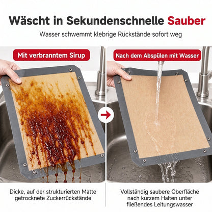 Antihaft-Silikon-Backmatte hitzebeständige Glasfaser-Backfolie für Macarons und Gebäck