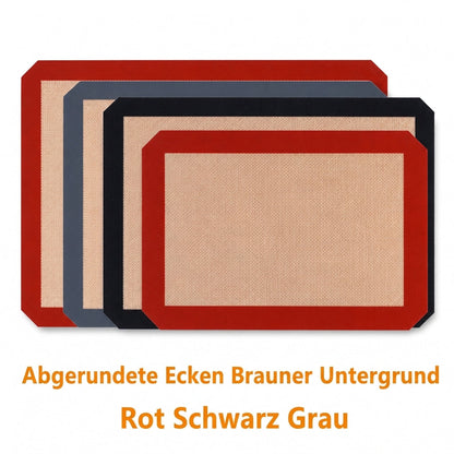 Antihaft-Silikon-Backmatte hitzebeständige Glasfaser-Backfolie für Macarons und Gebäck