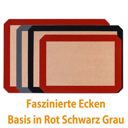 Antihaft-Silikon-Backmatte hitzebeständige Glasfaser-Backfolie für Macarons und Gebäck