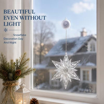 🎄✨Weihnachtliche Fensterleuchten mit Saugnapf – kein Bohren, batteriebetrieben & wiederverwendbar ✨