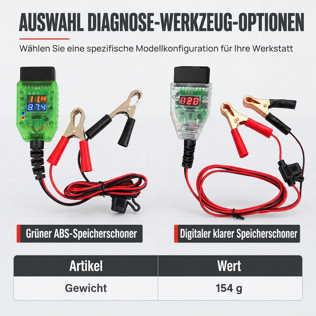 ⚡ 🔋 OBDII 12V bilminnesbevarare med spänningsindikator