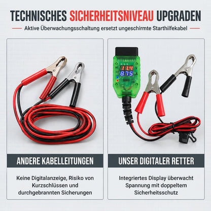 ⚡ 🔋 OBDII 12V bilminnesbevarare med spänningsindikator