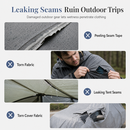 Waterproof Seam Sealing Tape TPU 3-Layer Fabric Heat Seal Tape for Jackets and Outdoor Clothing 20mm Wide 50m Roll