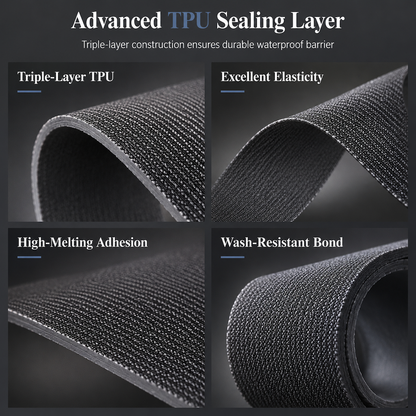Waterproof Seam Sealing Tape TPU 3-Layer Fabric Heat Seal Tape for Jackets and Outdoor Clothing 20mm Wide 50m Roll