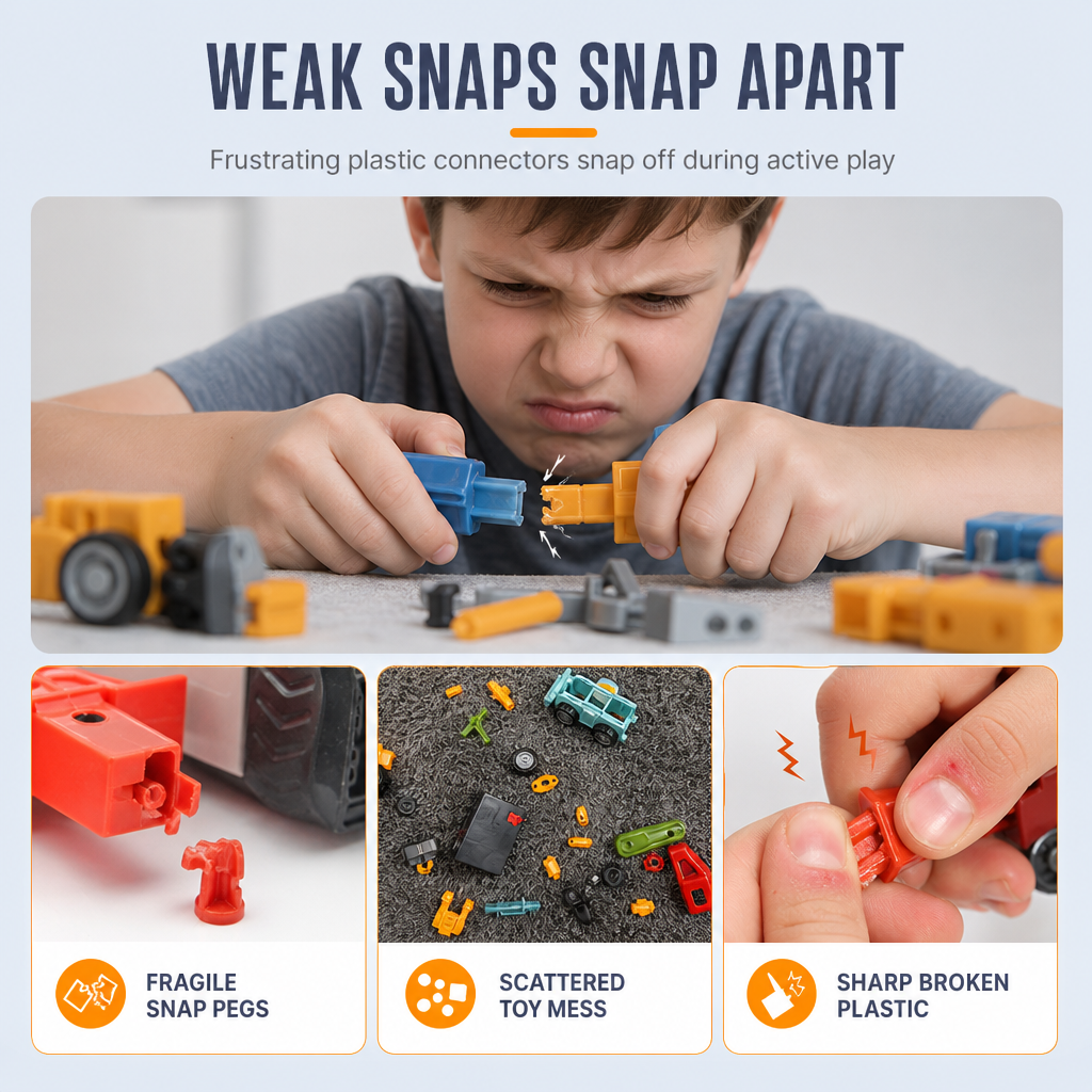 🎄🎁Magnetisches, umbaubares Konstruktions-Spielzeugauto