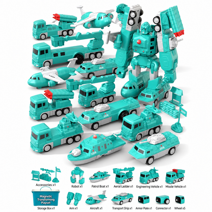 🎄🎁Magnetisches, umbaubares Konstruktions-Spielzeugauto