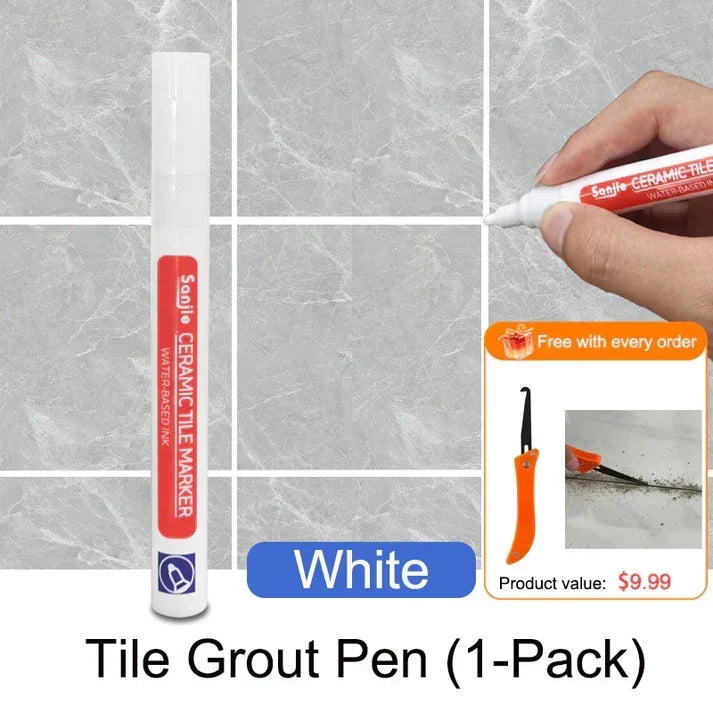 🖌️ Anti-Schimmel- und wasserfester Fugenstift für Keramikfliesen!🧱